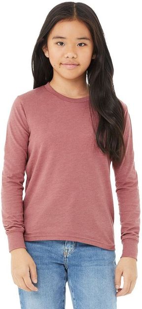 Bella + Canvas Youth Jersey Long-Sleeve T-Shirt